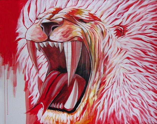 acrylic, 4 x 5 feet.